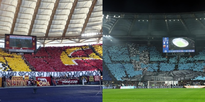 Derby shock: sequestrati coltelli, spranghe e bombe carta agli ultras prima di Roma-Lazio