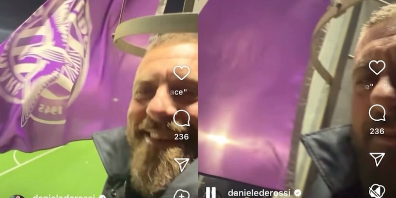 De Rossi, il vento che soffia e il video nella notte che emoziona tutti