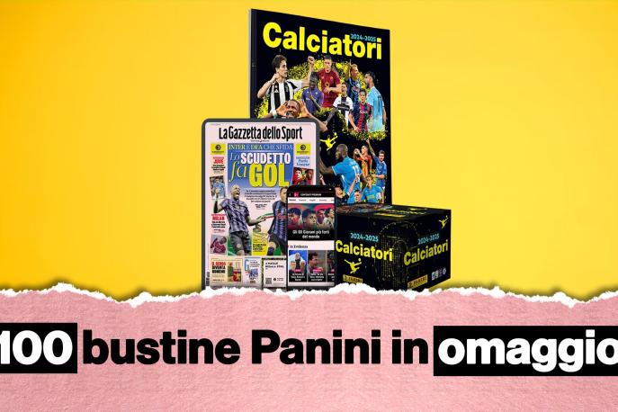 Una pioggia di figurine Calciatori Panini con la Gazzetta: scopri l’iniziativa