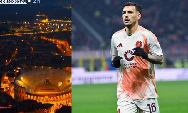 Scambia il Colosseo con l'Arena di Verona, errore... Capitale per Paredes. Che gaffe prima del derby