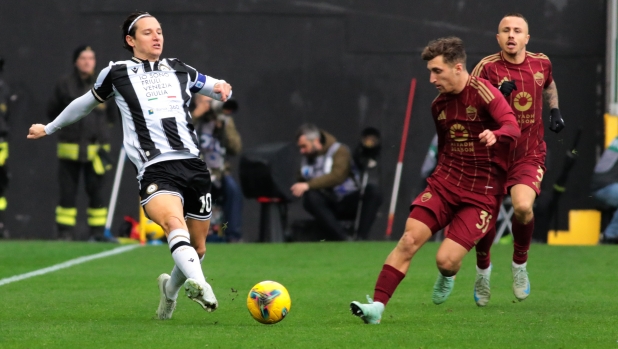 LIVE Udinese-Roma 0-0: ci prova anche Kristensen ma Svilar è attento