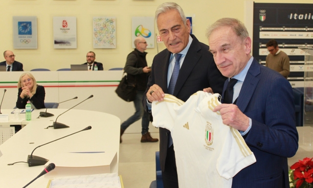 Petrucci: "Vogliamo copiare il modello Coverciano della Figc". Gravina: "Disponibile a collaborare"