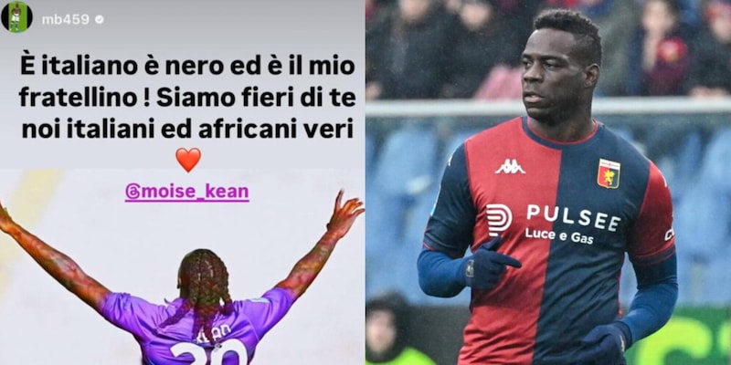 Balotelli si schiera con Kean: "Razzisti, siete rimasti soli"