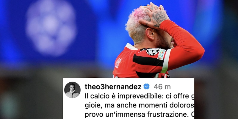 Theo Hernandez parla sui social e spacca il tifo Milan: ecco cosa ha detto