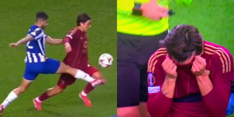 Dybala ko in Porto-Roma: infortunio e lacrime all'uscita dal campo