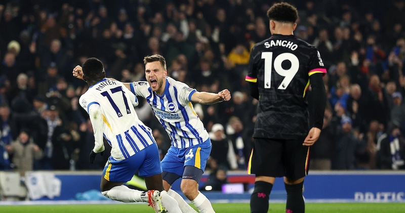 Minteh travolge il Chelsea di Maresca: 3-0 Brighton, Madueke ko per infortunio