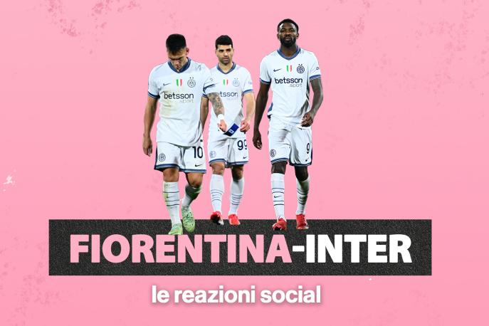 I tifosi ne hanno per tutti: le reazioni social dopo Fiorentina-Inter