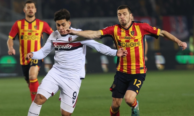 Pierotti, cosa ti sei mangiato...Skorupski salva, niente gol tra Lecce e Bologna 1 Pierotti, cosa ti sei mangiato...Skorupski salva, niente gol tra Lecce e Bologna