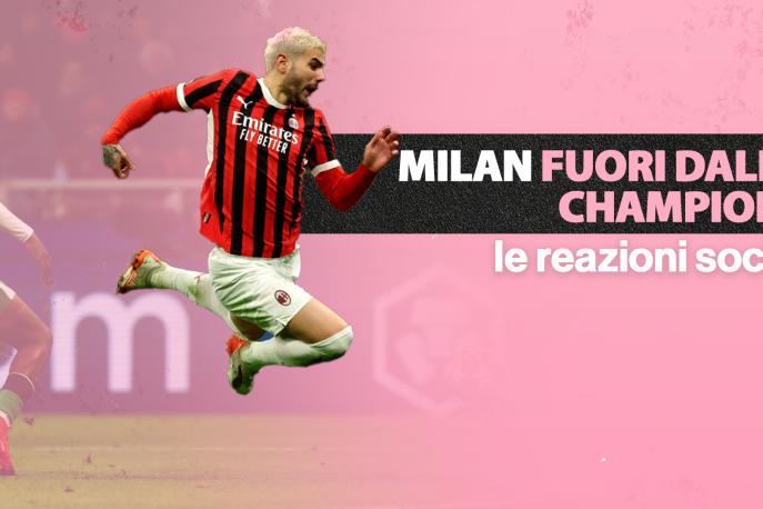 Da Theo tuffatore al ritorno di Pioli: le reazioni social dell'eliminazione del Milan