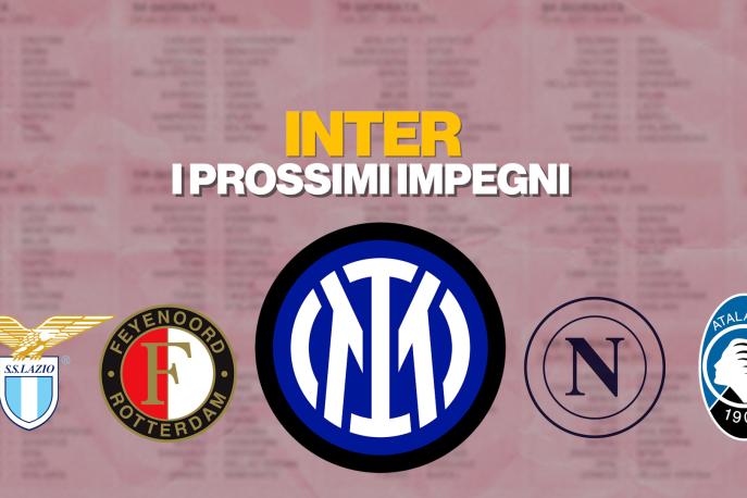 Inter, un mese di fuoco! Come cambia il calendario con la sfida al Feyenoord