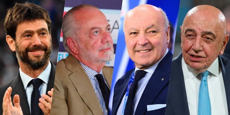 De Laurentiis e Marotta sono gli eredi di Agnelli e Galliani: comandano loro