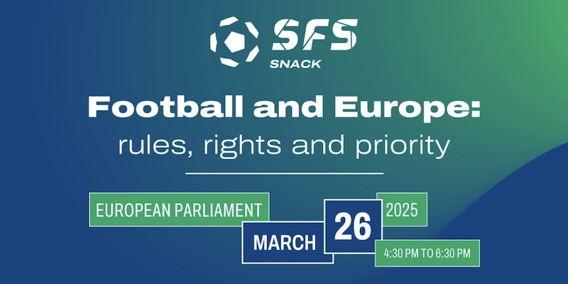 SFS protagonista al Parlamento europeo il 26 marzo