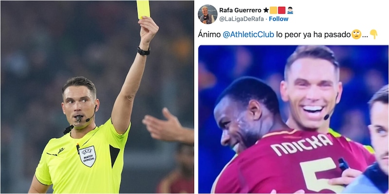 “N'Dicka abbraccia l’arbitro”: in Spagna scoppia la polemica sui social, tifosi furiosi 1 “N'Dicka abbraccia l’arbitro”: in Spagna scoppia la polemica sui social, tifosi furiosi