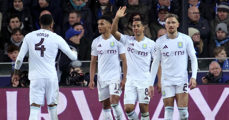 Crollo Bruges dopo gli 'scherzi' a Juve e Atalanta: tris Aston Villa in Belgio