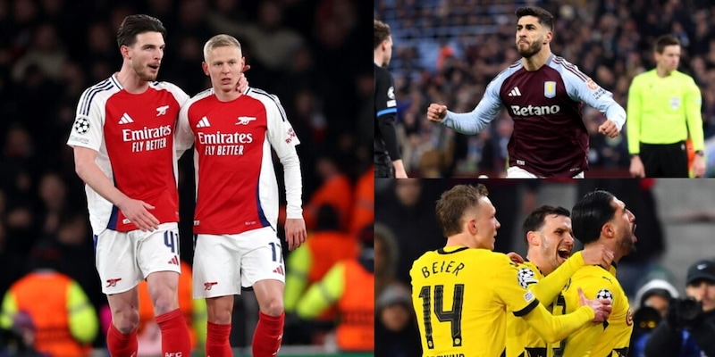 Arsenal e Aston Villa ai quarti di Champions. Rimonta Dortmund: Lilla eliminato