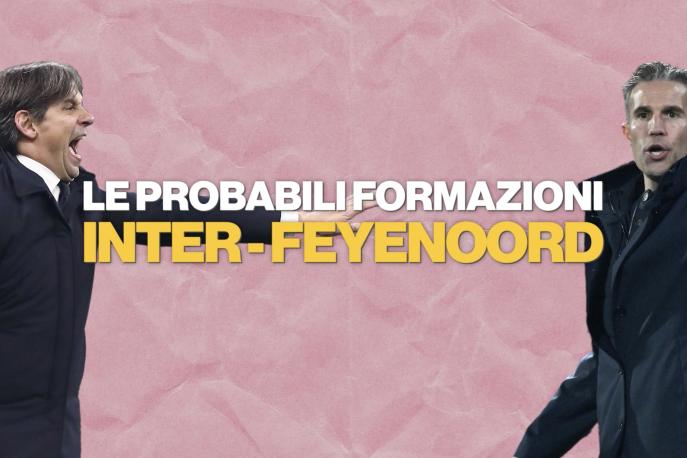 Inter-Feyenoord, probabili formazioni: Barella e Lautaro riposano