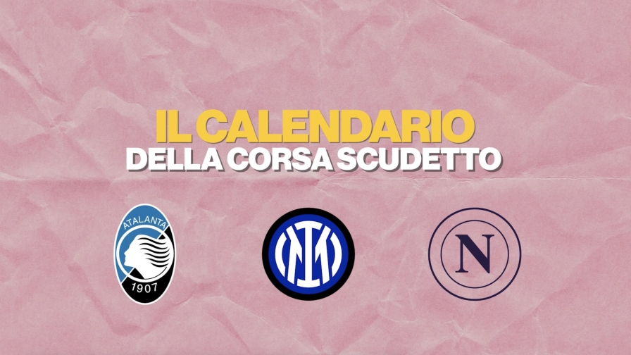 Lotta-scudetto, il calendario completo di Inter, Napoli e Atalanta