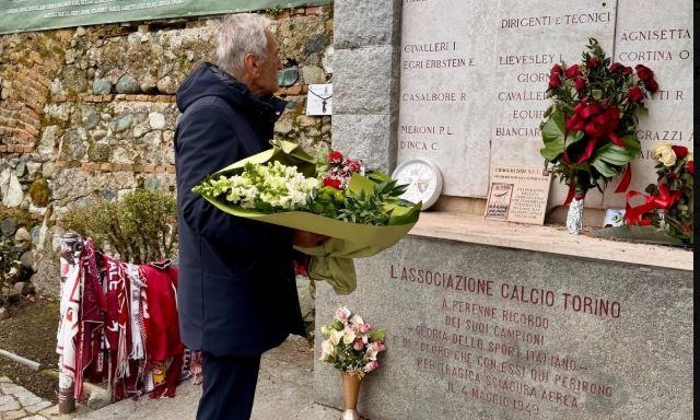 Gravina a Superga: "Il Grande Torino simbolo di unità nazionale" 1 Gravina a Superga: "Il Grande Torino simbolo di unità nazionale"