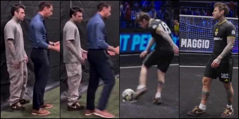 "Tutto bene tranne...": Fedez a lezione di rigori da Marchisio, finisce così 1 "Tutto bene tranne...": Fedez a lezione di rigori da Marchisio, finisce così