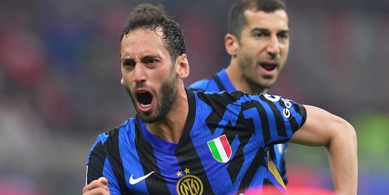 Calhanoglu risponde ad Abraham: Milan-Inter, il primo round finisce pari 1 Calhanoglu risponde ad Abraham: Milan-Inter, il primo round finisce pari