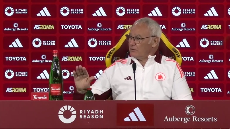 Roma-Juventus, Ranieri sfotte Mangiante di Sky in conferenza stampa: "Fai come vuoi!"