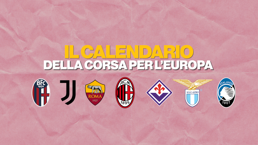 Il calendario della corsa per l'Europa: tre big match per il Milan, Juve ok 1 Il calendario della corsa per l'Europa: tre big match per il Milan, Juve ok