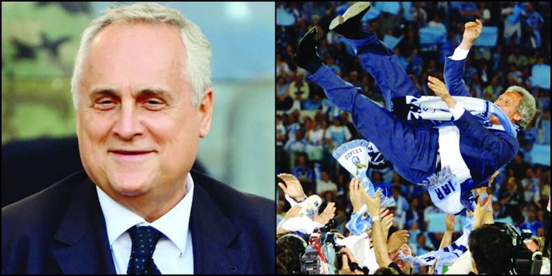 Lotito e Cragnotti, abbraccio storico: l'ex presidente torna a Formello