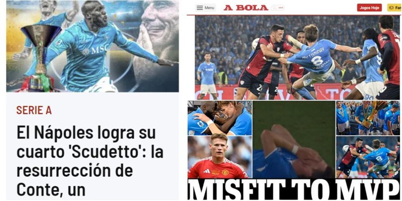 Napoli campione d'Italia, la reazione della stampa estera 1 Napoli campione d'Italia, la reazione della stampa estera