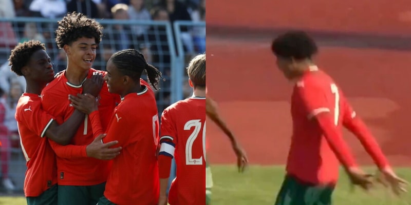 Tutti pazzi per il figlio di Cristiano Ronaldo: l'esultanza come il papà fa il giro del mondo