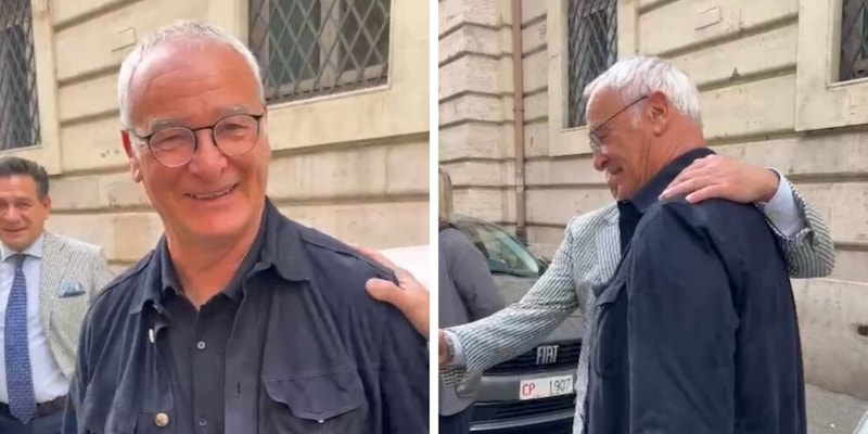 Tutta Roma a caccia dell'allenatore, Ranieri fermato in centro: la sua risposta