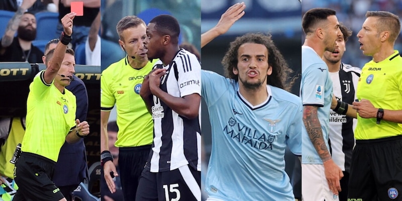 Moviola Lazio-Juve: Kalulu espulso per la linea Rocchi, svista su Guendouzi