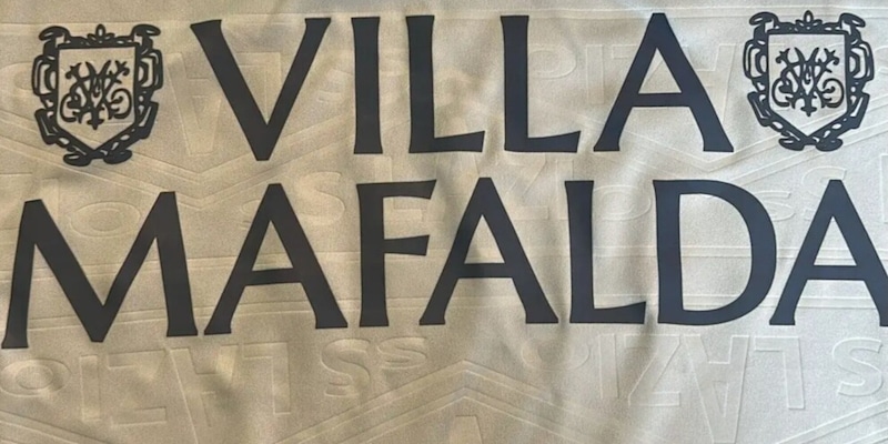 Villa Mafalda sulle maglie Lazio per la sfida contro la Juve 1 Villa Mafalda sulle maglie Lazio per la sfida contro la Juve