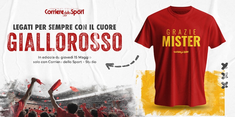"Grazie Mister", la maglia dedicata a Ranieri in edicola con il quotidiano 15 "Grazie Mister", la maglia dedicata a Ranieri in edicola con il quotidiano