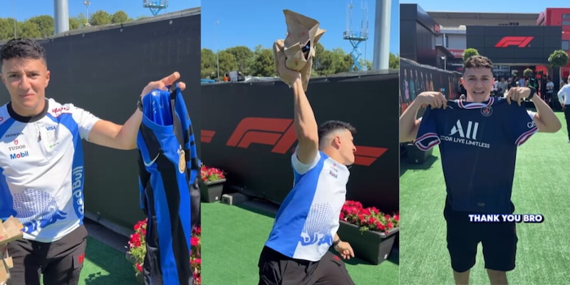 Il pilota di F1 butta la maglia dell'Inter: "È spazzatura". Il gesto sprezzante prima della finale di Champions 14 Il pilota di F1 butta la maglia dell'Inter: "È spazzatura". Il gesto sprezzante prima della finale di Champions