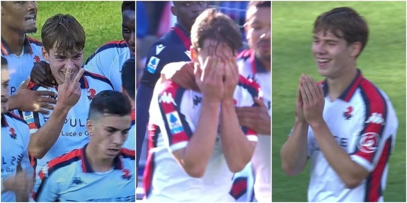 Venturino scoppia a piangere dopo il primo gol in Serie A: cosa è successo in Bologna-Genoa 13 Venturino scoppia a piangere dopo il primo gol in Serie A: cosa è successo in Bologna-Genoa