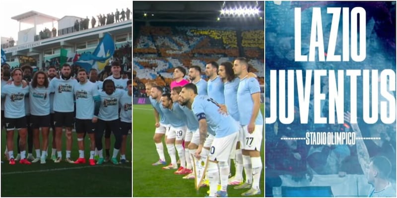 Lazio-Juve, il video emozionale con la voce di Achille Lauro 14 Lazio-Juve, il video emozionale con la voce di Achille Lauro