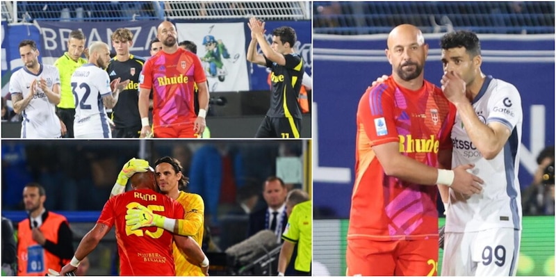 Reina chiude la carriera con un rosso: espulso in Como-Inter, ma esce tra gli applausi di tutti 15 Reina chiude la carriera con un rosso: espulso in Como-Inter, ma esce tra gli applausi di tutti
