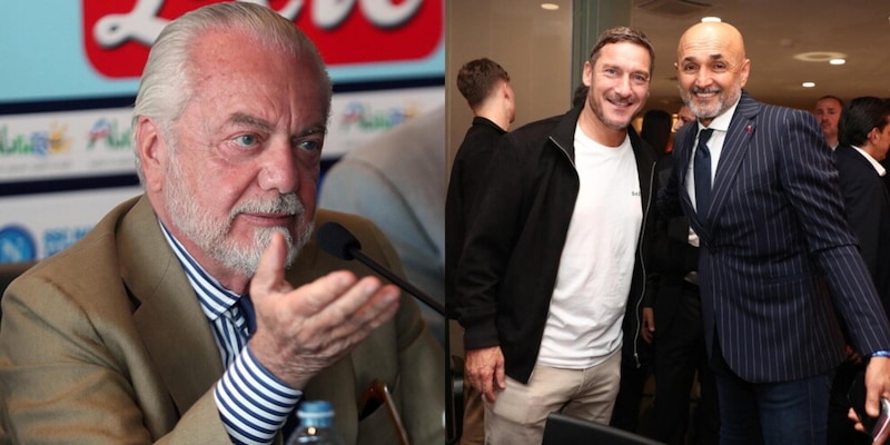 Spalletti: "Con De Laurentiis rapporto conflittuale. Totti? Super amici" 14 Spalletti: "Con De Laurentiis rapporto conflittuale. Totti? Super amici"