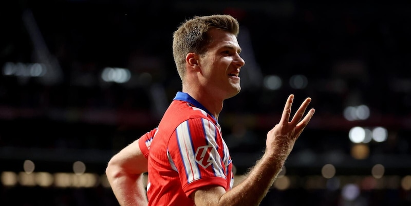 Liga, Sorloth da record: quattro gol in mezz'ora per il poker dell'Atletico 14 Liga, Sorloth da record: quattro gol in mezz'ora per il poker dell'Atletico