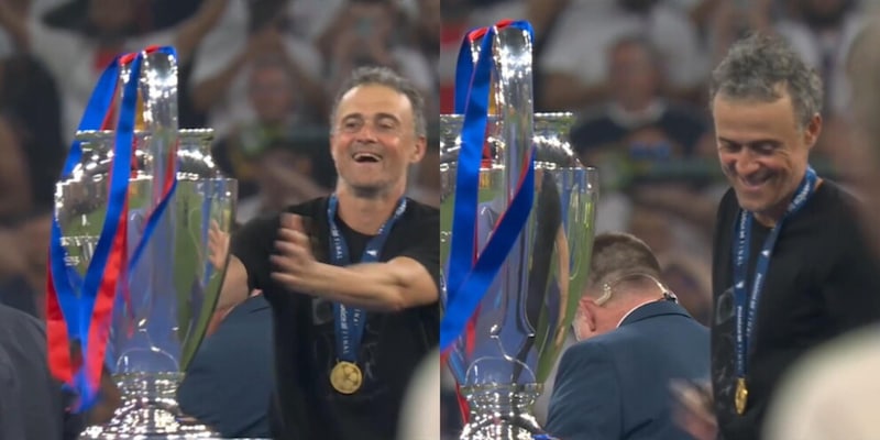 Luis Enrique e la maglia speciale per la figlia Xana: momento da brividi in campo