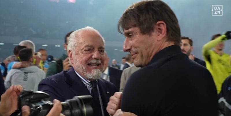 Conte, "Se resto al Napoli?": la risposta sul futuro in diretta a Dazn 14 Conte, "Se resto al Napoli?": la risposta sul futuro in diretta a Dazn