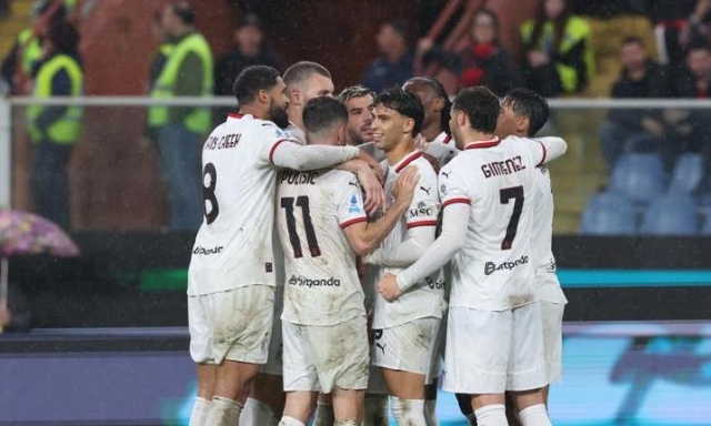 Milan, tutto in due minuti: Leao e l'autogol di Frendrup piegano il Genoa