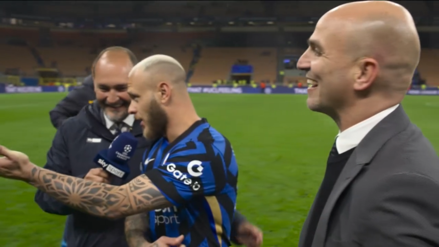 Dimarco, che conduttore! "Passo la linea a Lautaro Martinez" 1 Dimarco, che conduttore! "Passo la linea a Lautaro Martinez"