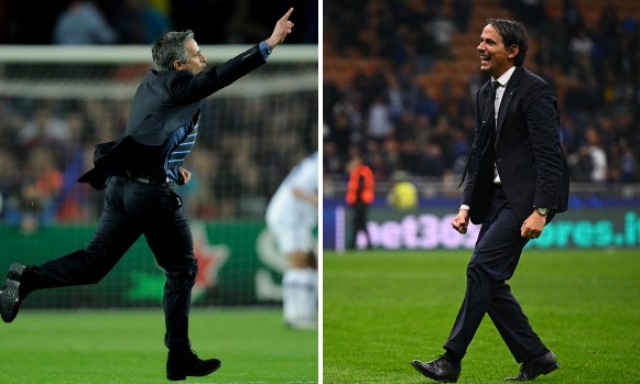Dal Barça al Barça, dagli idranti alla pioggia: le esultanze epiche che avvicinano Inzaghi a Mou 15 Dal Barça al Barça, dagli idranti alla pioggia: le esultanze epiche che avvicinano Inzaghi a Mou
