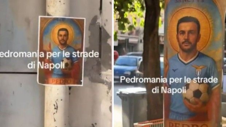 A Napoli esplode la Pedro-mania! Lo spagnolo diventa un santino 15 A Napoli esplode la Pedro-mania! Lo spagnolo diventa un santino