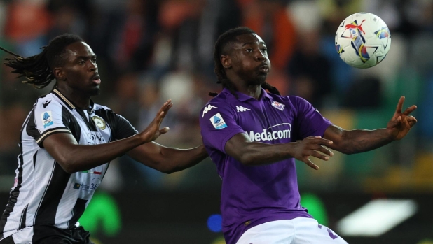 Il gol vittoria di Kean vale la Conference: Udinese ko e Fiorentina di nuovo in Europa