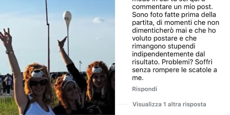 La moglie di Acerbi e i selfie con il cappello da leone dopo la sconfitta: il durissimo botta e risposta 15 La moglie di Acerbi e i selfie con il cappello da leone dopo la sconfitta: il durissimo botta e risposta