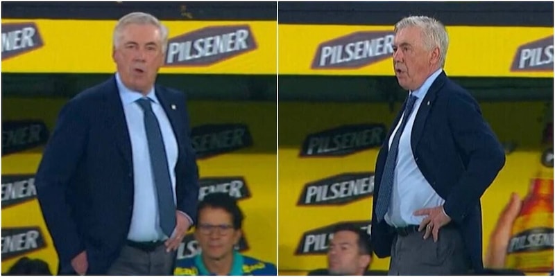 Il Brasile è pazzo di Ancelotti: hanno anche contato quante gomme ha masticato contro l'Ecuador 1 Il Brasile è pazzo di Ancelotti: hanno anche contato quante gomme ha masticato contro l'Ecuador