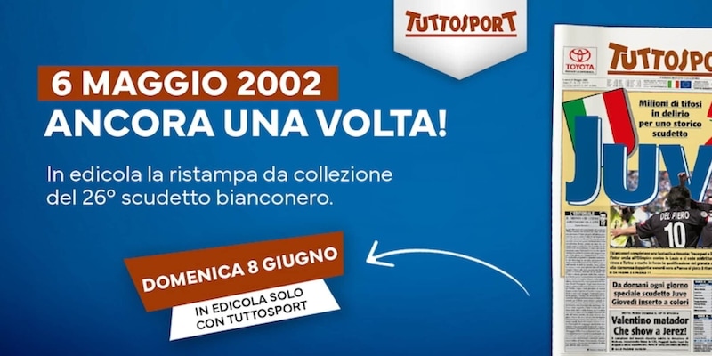 Lo Scudetto del 5 maggio raccontato da Tuttosport: la storia torna in edicola, scopri quando 1 Lo Scudetto del 5 maggio raccontato da Tuttosport: la storia torna in edicola, scopri quando
