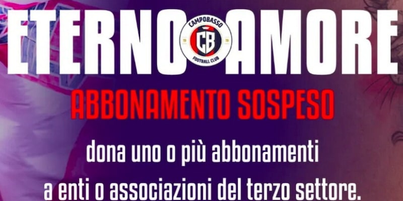 Nasce una nuova tradizione per i tifosi del Campobasso in tutto il mondo: l’abbonamento “sospeso” 13 Nasce una nuova tradizione per i tifosi del Campobasso in tutto il mondo: l’abbonamento “sospeso”
